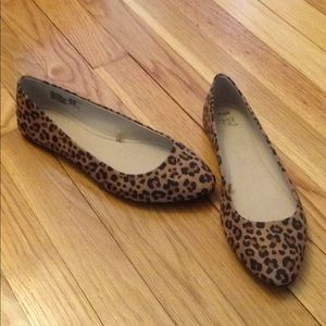 Cheetah print flats